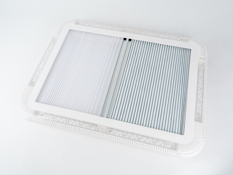 Hota de acoperis panoramica 70 x 50 cm - Fara ventilatie fortata - Cu iluminare LED - imagine 6