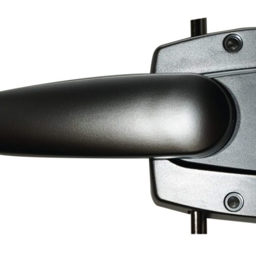 Încuietoare pentru toaletă cu închidere în 3 puncte – argintiu mat