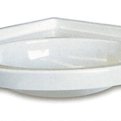 Lavoar coltar 418x418mm alb