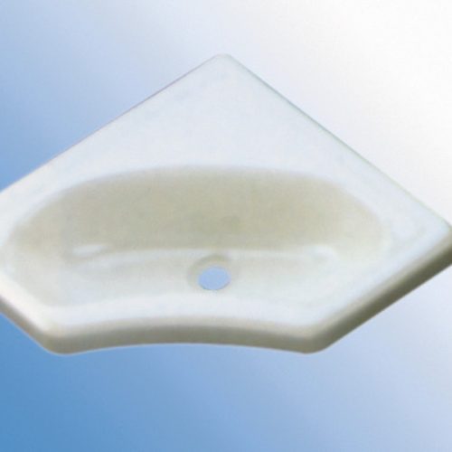 Lavoar coltar Mini 345x345x116mm, alb