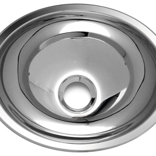 Lavoar oval oțel inoxidabil 340