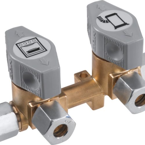 Bloc de distribuție VK cu 2 ieșiri