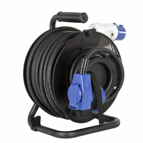 Tambur cablu CEE H07RN-F 3G2.5mm2 – cuplaj unghiular 25 m