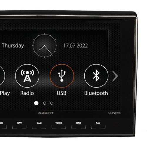 Xzent X-F275 Infotainer / Naviceiver pentru Fiat Ducato și construcție egală din 2006
